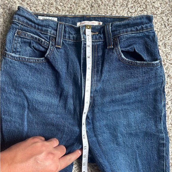 Levi's 70s High Slim Straight Blue Jeans Timeless Style Casual Denim 26 - Picture 10 of 11